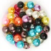 wholesale bulk high quality abs plastic pearl beads with holes for jewelry making pearl