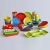 Wholesale popular solid color ceramic dinnerware gift set