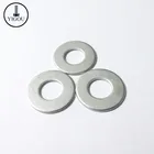 Custom size white colour metric high pressure thin flat washers