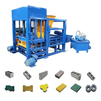 QT4-20 sand lime brick making machine concrete cement hollow blocks machines