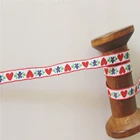 New Design Pink Metallic Polyester Band Ribbon Jacquard Tape