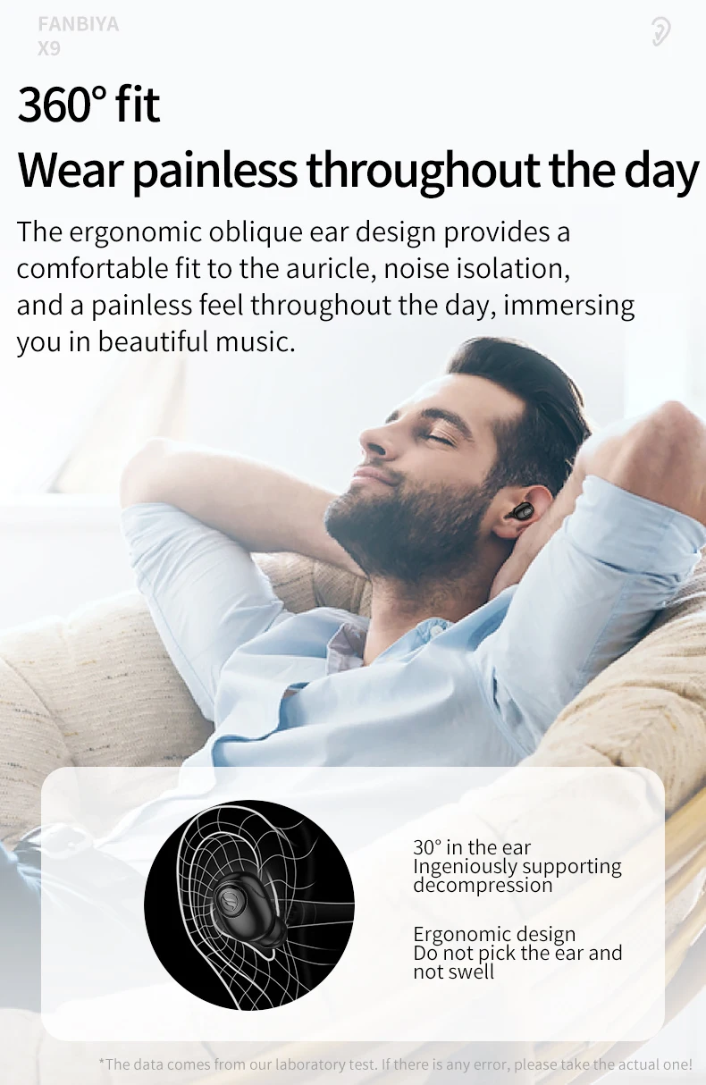 Drop Magnetic Charging Base Tws Stereo Headphone Mini In-Ear Wireless Earphone Earbuds - ANKUX.COM