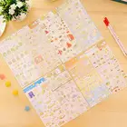 LULAND Round rolling rabbit transparent decorative pattern PVC stickers DIY album hand account diary stickers