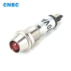 8mm mini size metal red green indicator lamp 12v 24v 110v led indicator light 220v with pins