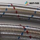 Single Head Colorful Striped Braided Stainless Steel Flexible Hose