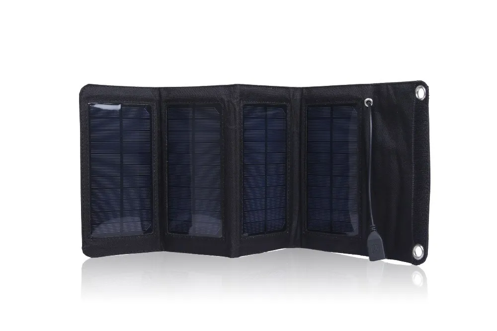 New Energy 7W USB Foldable Solar Panel Charger for mobile phones/power bankback pack etc - ANKUX.COM