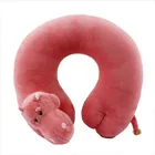 Travel U shape Neck Pillow Memory Foam Soft U Shaped Cartoon Animal