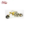 Best gift choice home decoration yellow motorcycle shape clock mans gift