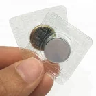 Double hidden sew in magnet button strong magnetic strips magnet for clothing