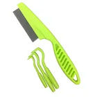 KF 413 Best Pet Flea Comb pet grooming With 3 Tick Remover Twister