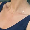 Unique personalized minimalist jewelry animal peace bird charm chain necklace choker