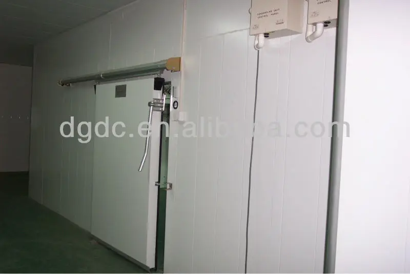Concrete floor cold storage chilling room for packed meat, View