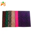 Needle punched polyester floral pattern designer carpet wall to wall
