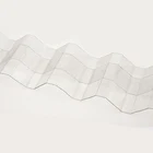 Heat Resistant 4x8 Transparent Lexan Corrugated Plastic Roofing Pc Sheets Price