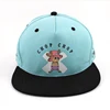 Custom high quality cheap animal hat foam visor baby flat brim cap