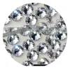 Crystal Castle high quality 3mm shiny clear crystal flat back hotfix rhinestone transfer for gymnastics apparel