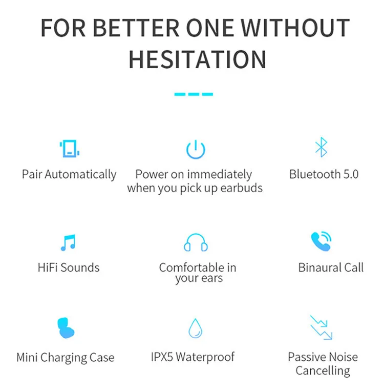 Outdoor sport swimming running fitness IPX5 waterproof mobile accessories mini stereo XG12 earbuds earphone - ANKUX.COM