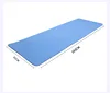 wholesale organic patterned blue anti-slip anti skid gym yoga mat eco friendly 5mm