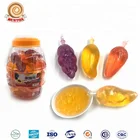 Mango,strawberry,grape,pineapple,orange halal fruit shape suck pudding jelly candy