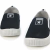 Slip-on women black all star canvas shoes loafers for sale