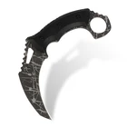 Outdoor Camping Knife Utility Karambit finger ring Knife