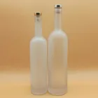 Wholesale empty clear 750ml glass liquor bottles for vodka whiskey spirits alcohol