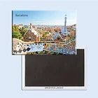 Wholesale Tourist Souvenir Spain Barcelona City Building Custom Fridge Magnet
