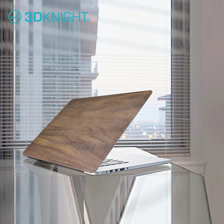 Natural Wood Personal Custom Shell Laptop Skin For Macbook Air 13 Pro