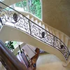 Stair panel wrought iron indoor spiral staircases stairway