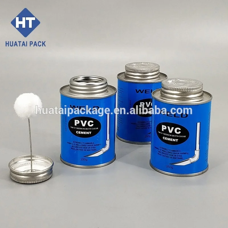 118ml Adhesive Can Screw Top,4oz Empty Pvc/upvc/cpvc Cement Glue Tin