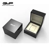 Custom made luxury wooden watch packaging box with black piano paint for single watch