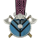 Custom Your Own Design Honor Metal Gold Sport Medallion Medal With Honor Colorful Red Ribbon