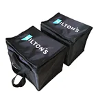 Portable Double Handles Customized 210D Polyester Thermal Insulated Freezer Lunch Custom Non Woven Cooler Bag