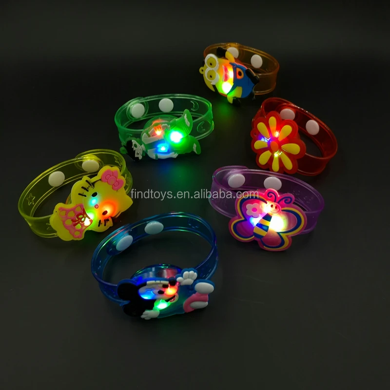 bracelets colorful watch led flashing light luminous bracelet