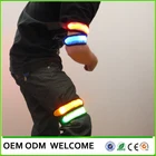 Glow Flashing Visible light up wristband led slap band
