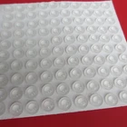 Anti Slip Pad Half Round 1\'\' Chair Table Leg Tips Rubber Feet