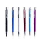 Hot Classic Advertising Custom Logo Multi-color Button Ballpoint Black/Blue Pen for Business