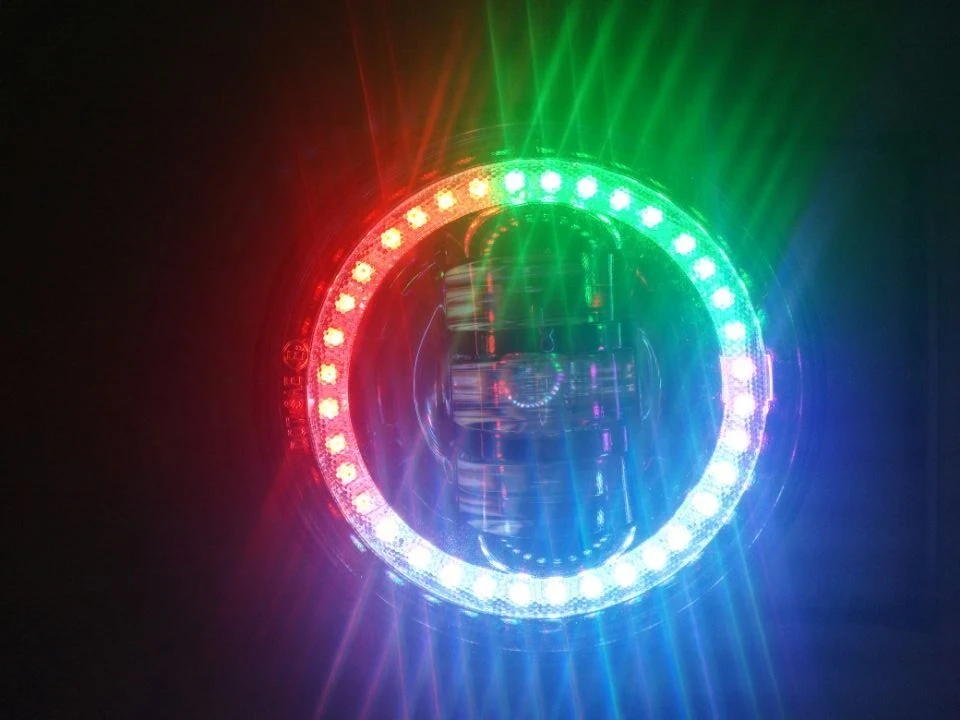 rgb fog light for harley
