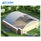 Professional Design Steel Space Frame Structure Arched Roof Construction Structure