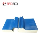 Polyurethane PU foam Sandwich Panel Roof Sheet For Fireproof