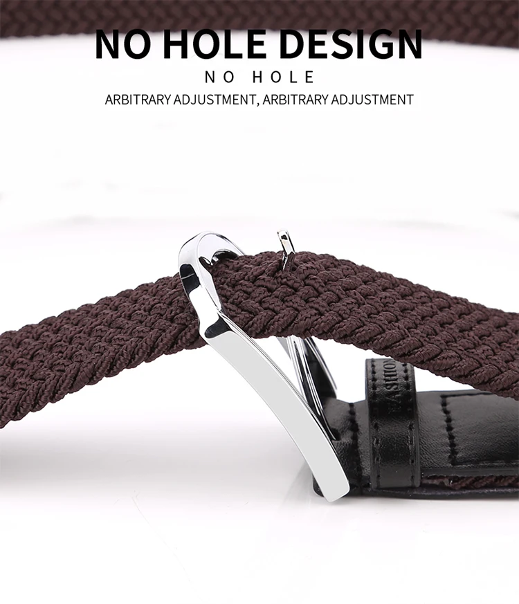 khaki braided belt