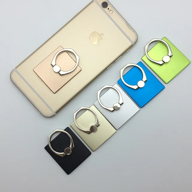 Cell phone accessories square metal ring mobile phone stand holder for iphone