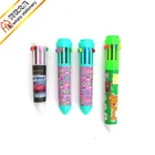 10 colors 1 ballpen multicolor jumbo short ballpoint