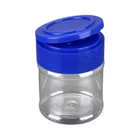 Empty plastic herbs and spice tools plastic spice jars seasoning pepper shaker bottle