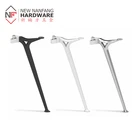 In-stock industrial style brushed metal worktop table legs for office table