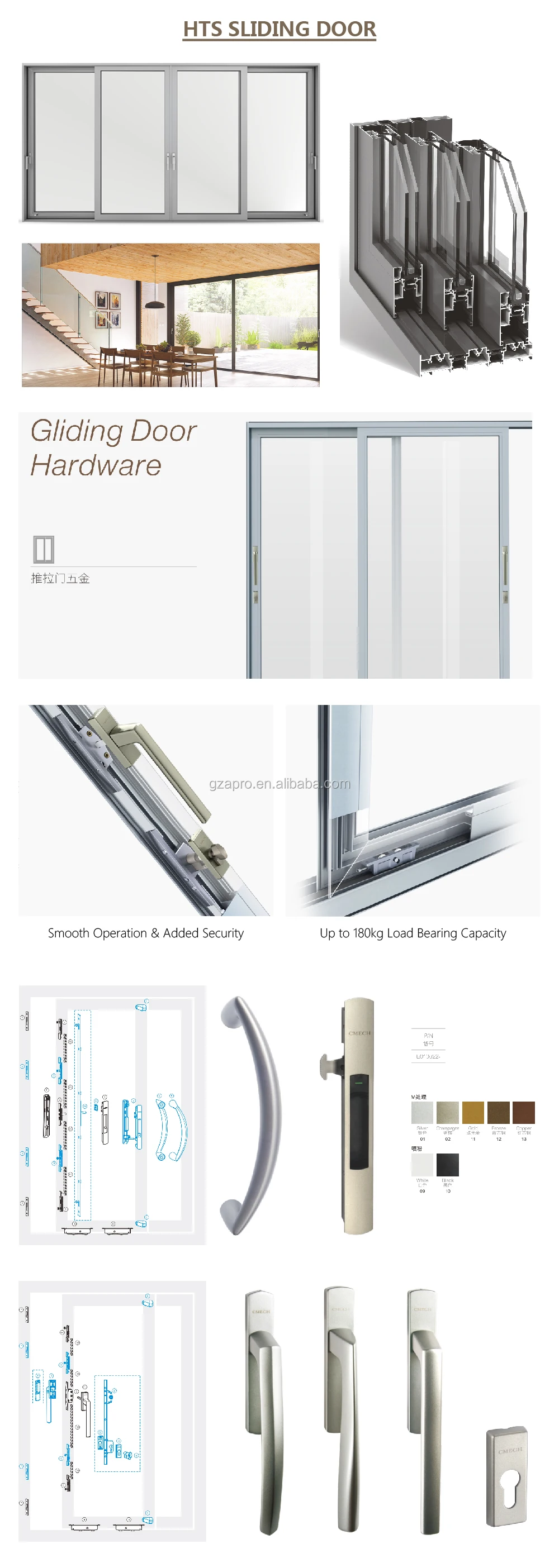 New aluminum sliding door system aluminium doors and windows designs