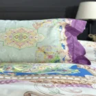 Home textile hotel double duvet cover set romantic designer wedding king size comforter luxury 4 pcs bedding set