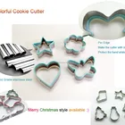 hot sell stainless cookie cutter with colorful rim