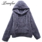 High Quality Knit Genuine Mink Women Real Fur Coat
