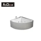 acrylic massage small corner bathtub with shower bath